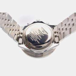 Breitling Customised Pearl 11.60CT Diamond Stainless Steel Bentley A25362 Automatic Men's Wristwatch 48mm