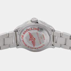 Pre Owned Breitling Superocean A17375E71C1A1 Automatic Blue Stainless Steel Men's Wristwatch 42 mm