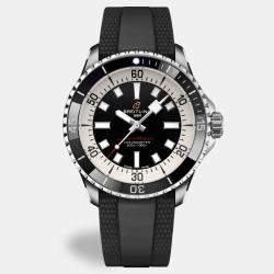 مملوكة مسبقًا Breitling Superocean A17376211B1S1 Automatic Black Stainless Steel Men's Wristwatch 44 mm