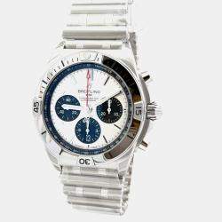 Pre Owned Breitling Chronomat 42 B01 AB0134101G1A1 Automatic Silver Stainless Steel Men's Wristwatch 42 mm