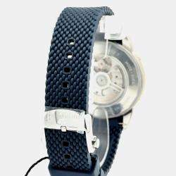 Pre Owned Breitling Superocean Heritage B31 UB3112161C1S1 Automatic Blue Stainless Steel and Rose Gold Men's Wristwatch 44mm