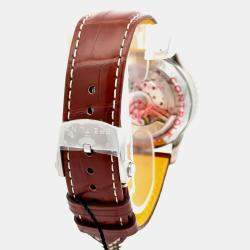 مملوكة مسبقًا Breitling Navitimer 1 B01 Chronograph 41 AB0139211G1P1 Automatic Silver Stainless Steel Men's Wristwatch 41mm