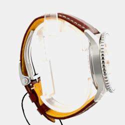 مملوكة مسبقًا Breitling Navitimer 1 B01 Chronograph 41 AB0139211G1P1 Automatic Silver Stainless Steel Men's Wristwatch 41mm