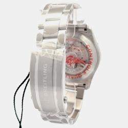 Pre Owned ساعة يد رجالية بريتلينغ أفينجر B01 كرونوجراف 42 AB0146101C1A1 أوتوماتيك زرقاء ستانلس ستيل 42 مم