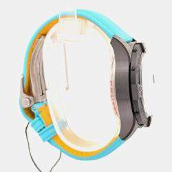 Pre Owned Breitling Avenger B01 Chronograph 42 Night Mission SB0146101L1X1 Automatic Turquoise Ceramic Men's Wristwatch 42mm