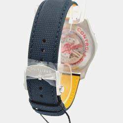 Pre Owned Breitling Avenger B01 Chronograph 44 AB0147101C1X1 Automatic Blue Stainless Steel Men's Wristwatch 44mm