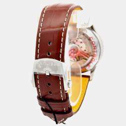 Pre Owned Breitling Navitimer 1 B01 AB0139211G1P1 Silver Stainless Steel Automatic Men's Wristwatch 41mm