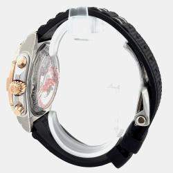 Pre Owned Breitling Chronomat UB0134101B1S1 Grey 18K Rose Gold, Stainless Steel Automatic Men's Wristwatch 42mm