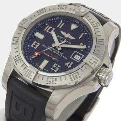 Pre Owned Breitling Black PVD Coated And Stainless Steel Avenger Seawolf A1733110 Automatic Men's Wristwatch 45 mm