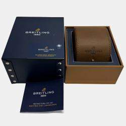 Breitling Brown 18k Rose Gold Navitimer RB0117131Q1P1 Automatic Men's Wristwatch 43 mm