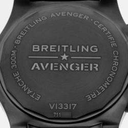 Breitling Black Titanium Avenger V13317 Automatic Men's Wristwatch 45 mm