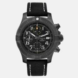 Breitling Black Titanium Avenger V13317 Automatic Men's Wristwatch 45 mm