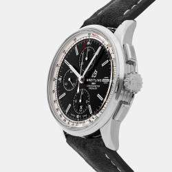 Breitling Black Stainless Steel Premier A13315351B1X1 Automatic Men's Wristwatch 42 mm