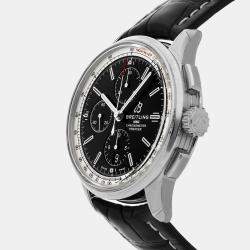 Breitling Black Stainless Steel Premier A13315351B1P2 Automatic Men's Wristwatch 42 mm