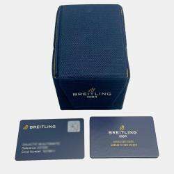 Breitling Blue Platinum Navitimer Manual Winding Men's Wristwatch 41 mm