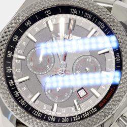 Breitling Black Stainless Steel Bentley Automatic Men's Wristwatch 49 mm