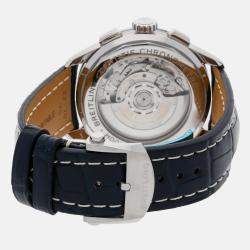 Breitling Blue Stainless Steel Premier AB0118A61C1P1 Automatic Men's Wristwatch 42 mm