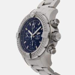 Breitling Blue Stainless Steel Avenger A13385101C1A1 Automatic Men's Wristwatch 43 mm