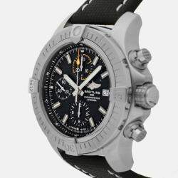 Breitling Black Stainless Steel Avenger A13317101B1X1 Automatic Men's Wristwatch 45 mm