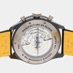 Breitling Black Ceramic Super Avi SB04451A1B1X1 Automatic Men's Wristwatch 46 mm