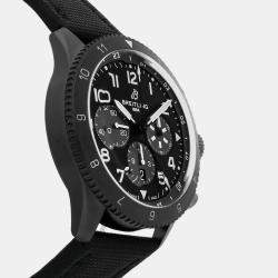 Breitling Black Ceramic Super Avi SB04451A1B1X1 Automatic Men's Wristwatch 46 mm