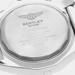 Breitling Blue Stainless Steel Bentley A25362 Automatic Men's Wristwatch 49 mm