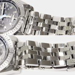 Breitling Black Stainless Steel Chronomat AB0115 Automatic Men's Wristwatch 44 mm