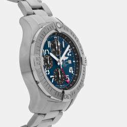 Breitling Blue Stainless Steel Avenger A24315101C1A1 Automatic Men's Wristwatch 45 mm