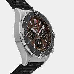 Breitling Black Stainless Steel Chronomat AB01365A1Q1S1 Automatic Men's Wristwatch 44 mm