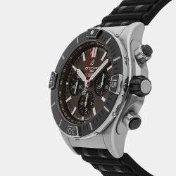 Breitling Black Stainless Steel Chronomat AB01365A1Q1S1 Automatic Men's Wristwatch 44 mm