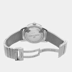 Pre Owned Breitling Blue Stainless Steel Superocean Heritage II AB2010161C1A1 Automatic Men's Wristwatch 42mm