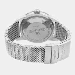 Pre Owned Breitling Blue Stainless Steel Superocean Heritage II AB2010161C1A1 Automatic Men's Wristwatch 42mm