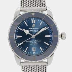 Breitling Blue Stainless Steel Superocean Heritage II AB2010161C1A1 Automatic  Men's Wristwatch 42mm