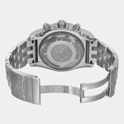 Breitling Black Stainless Steel Chronomat GMT AB041012/BA69SS Automatic  Men's Wristwatch 47mm