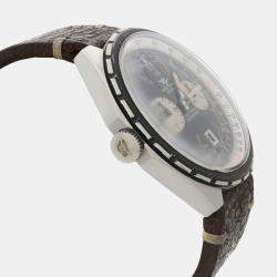 Vintage Breitling Navitimer Chrono-Matic Black And White Dial Men's Watch 1806 47 mm