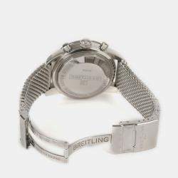 Breitling Blue Stainless Steel Superocean Heritage A13313161C1A1 Automatic Men's Wristwatch 44 mm