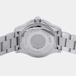 Breitling Blue Stainless Steel Superocean II Automatic Men's Wristwatch 44 mm