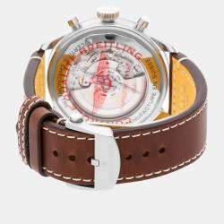Breitling Super Avi B04 Chronograph GMT Curtiss Warhawk AB04452A1L1X1 Automatic Men's Wristwatch 46MM