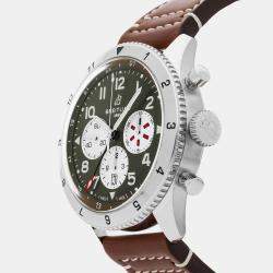 Breitling Super Avi B04 Chronograph GMT Curtiss Warhawk AB04452A1L1X1 Automatic Men's Wristwatch 46MM