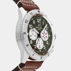 Breitling Super Avi B04 Chronograph GMT Curtiss Warhawk AB04452A1L1X1 Automatic Men's Wristwatch 46MM
