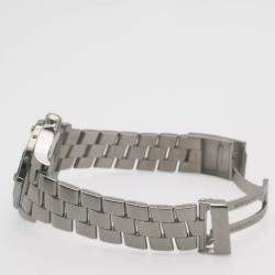 Breitling Customised White 0.90CT Diamond Stainless Steel Colt A17380 Automatic Men's Wristwatch 41mm