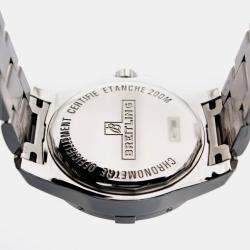 Breitling Customised White 3CT Diamond Stainless Steel Colt A17388 Automatic Men's Wristwatch 44mm
