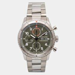 Breitling Red Stainless Steel Aviator A13316 Automatic Men's Wristwatch 43mm
