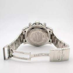 Breitling Customised Black 2.25CT Diamond Stainless Steel Super Avenger II  Automatic Men's Wristwatch 48mm