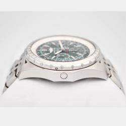 Breitling Green Stainless Steel Bentley A25363 Automatic Men's Wristwatch 48mm