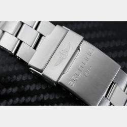 Breitling Customised Black Diamond Stainless Steel Avenger II A13381 Automatic Men's Wristwatch 43mm