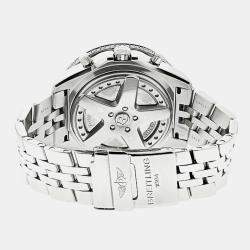 Breitling Customised Black 12.00 CT Diamond Stainless Steel Bentley A4436412 Automatic Men's Wristwatch 51 mm