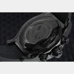 Breitling Customised Black Stainless Steel Super Avenger Automatic Men's Wristwatch 48 mm