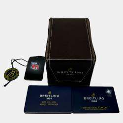 Breitling Chronomat B01 NFL Philadelphia Eagles Edition AB01342B1L4A1 Automatic Chronograph Men's Wristwatch 
