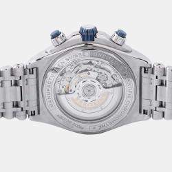 Breitling Blue Stainless Steel Super Chronomat AB0136161C1A1/AB0136 Automatic Men's Wristwatch 44 mm